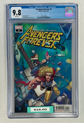 Avengers Forever #4 Kruder & Keith CVR (CGC 9.8)