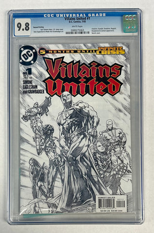 Villains United #1 CGC 9.8