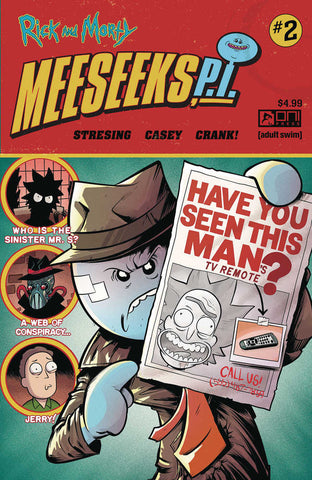 Rick And Morty Meeseeks Pi #2 (Of 3) Cover A Fred C Stresing (Mature)