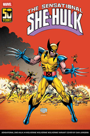 Sensational She-Hulk 4 Dan Jurgens Wolverine Wolverine Wolverine Variant