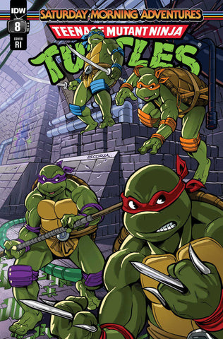 Teenage Mutant Ninja Turtles: Saturday Morning Adventures #8 Variant Ri (10) (Escorzas)