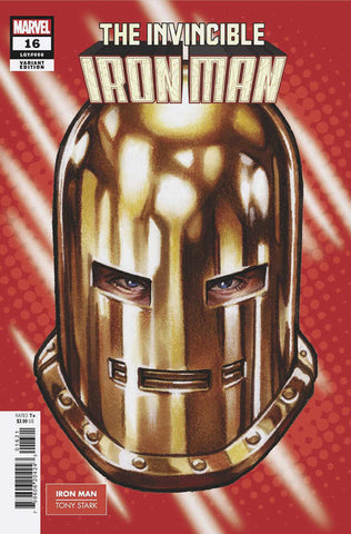 Invincible Iron Man #16 Mark Brooks Headshot Variant [Fhx]