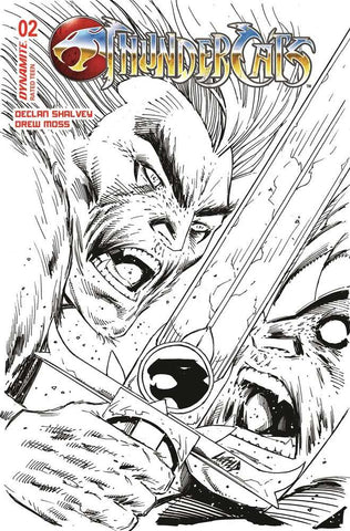 Thundercats #2 Cover Zb 10 Copy Foc Variant Edition Rob Liefeld Black & White